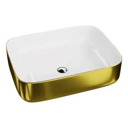 AUFSATZWASCHBECKEN GALERA GOLD/WHITE