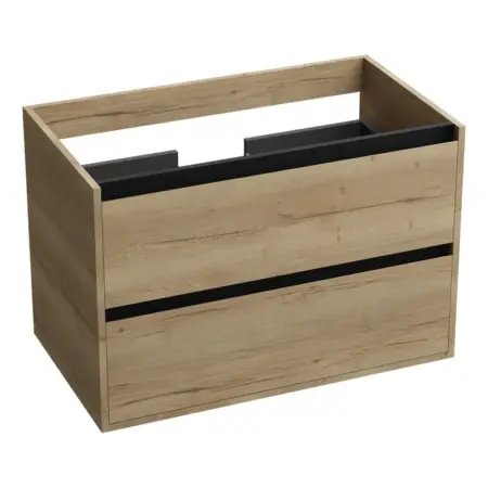 WASCHBECKENSCHRANK MINNESOTA BLACK 80